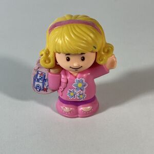 Mattel Fisher-Price blonde girl travel toy figure 2016